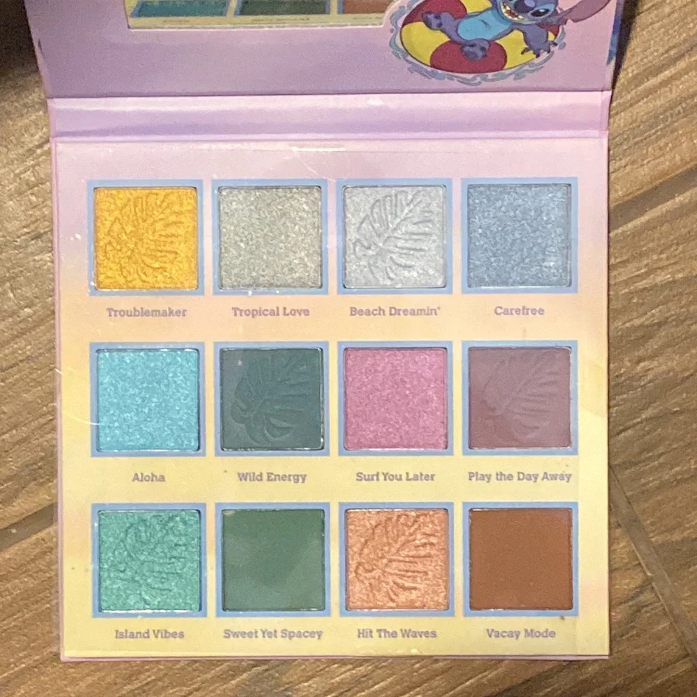Disney Stitch Eyeshadow Palette 12 Gorgeous Shades